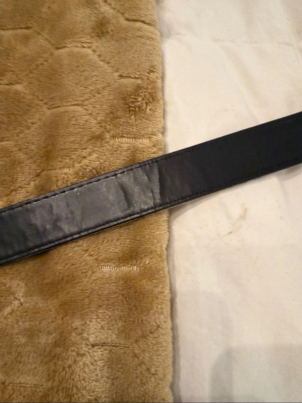 Burberry Classic Plaid Belt with Silver Buckle
